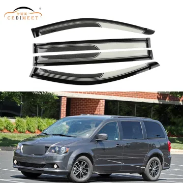 Car Rain Guard Visor Acrylic Door Visor Accessory for Caravan 2008-2018