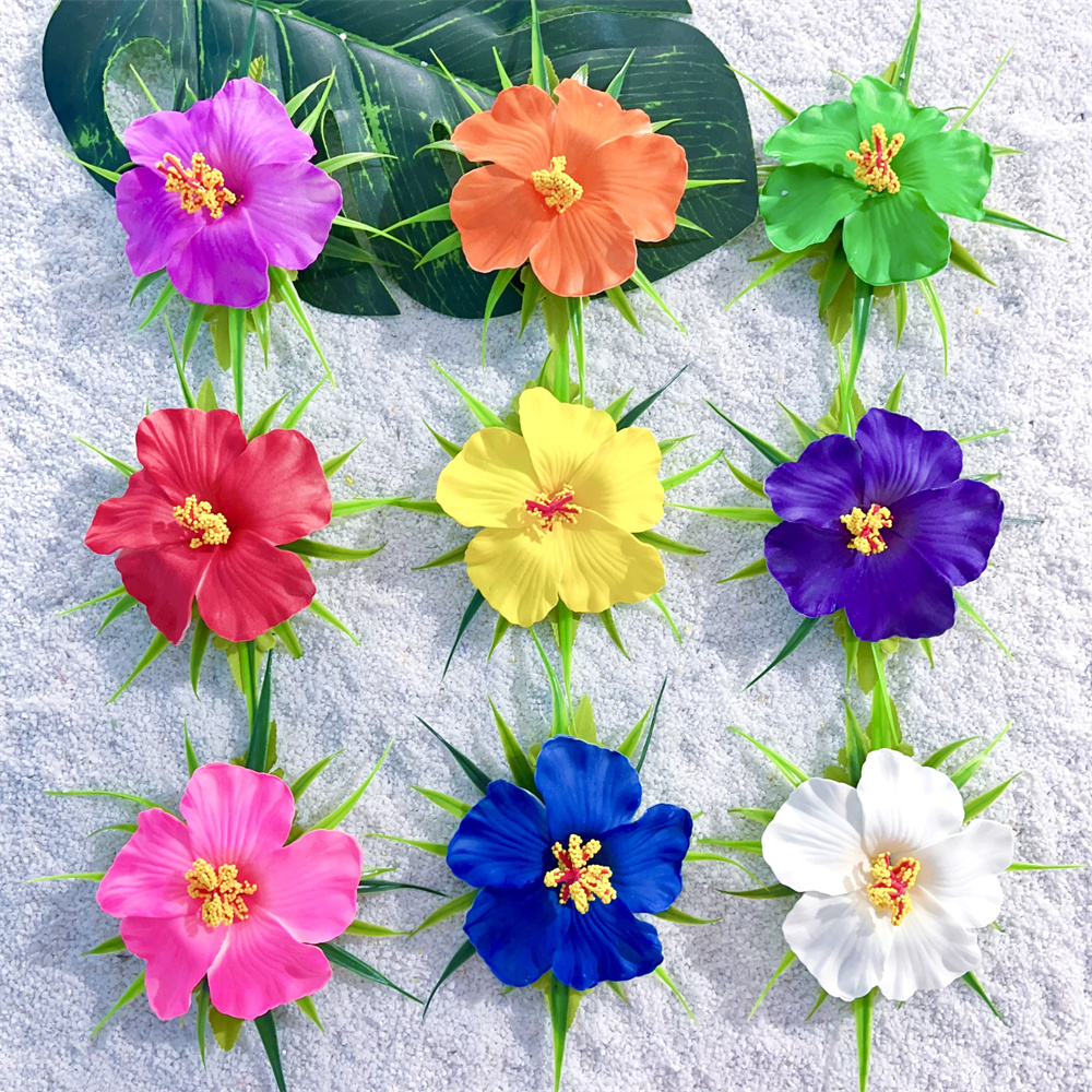 foam flower hair clip1