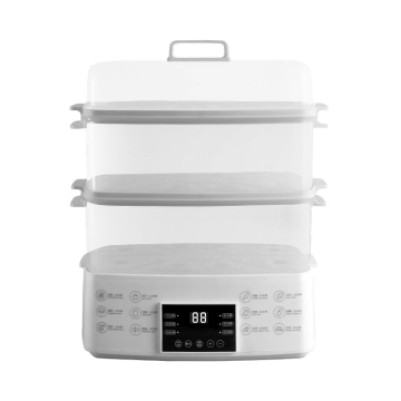 Electric Steam Cooker for Fish, Meat, Rice, and Vegetables