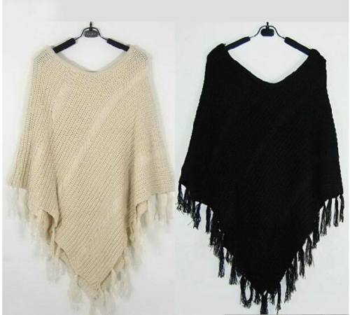 Ladies Popular Poncho for Fall 2014