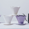 Wholesale Ceramic Coffee Dripper Porcelain Coffee Accessories Coffee Filters Tea Tools