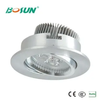 2 Year Guaratee 3W Brushed Silver Aluminum Led Ceiling Light