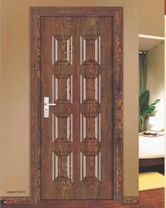 steel security door with fire proof