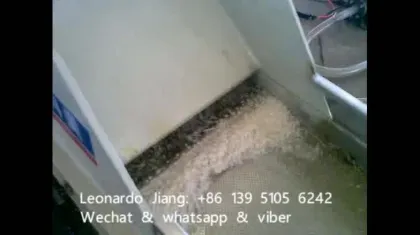 Baixiong Klimens PP PE bags films pelletizing line to make plastic pellets