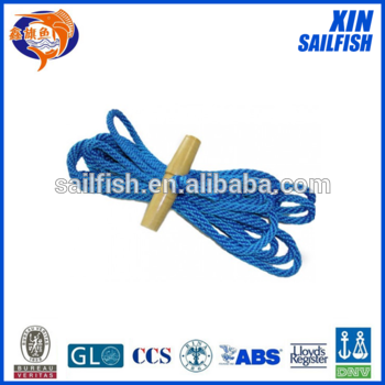 6mm string rope blue color polyester rope