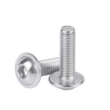 High Quantity M5x10mm Hexagon Socket Button Head Stainless Steel 304 Screws in Cartons + Plastic Bags