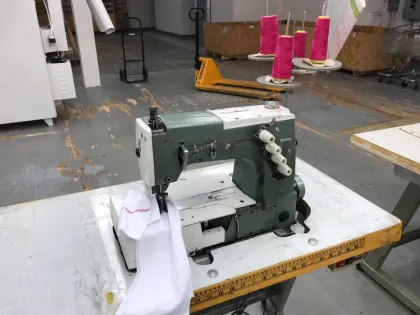 Kansai Special DPW-1302-W Double Needle Picot Edge Sewing Machine