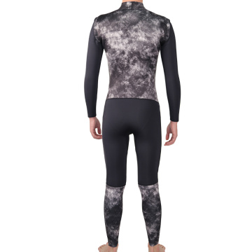 Seaskin 3/2mm Chest Zip Camouflage Wetsuit For Surfing