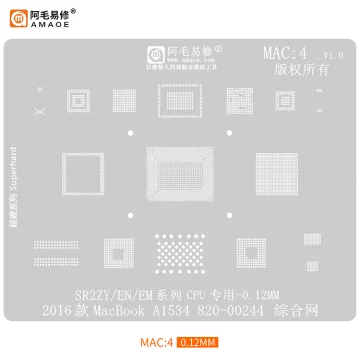Tin Mesh BGA Reballing Stencil for CPU and RAM Repair