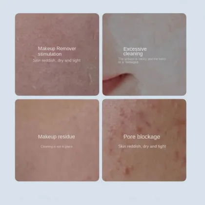 DINGJI Squalane Makeup Remover Cream - Gentle Eyelash and Lip Cleanser