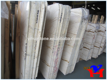 Cream Gold Marble Big Slab in hotsale