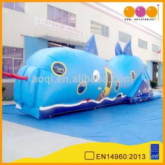 AOQI with free EN14960 certificate inflatable crawl tunnel for kids