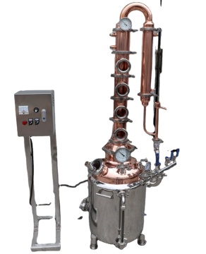 Copper 4 Inch 4 Stage 100L Distillation Column for Home Brewing