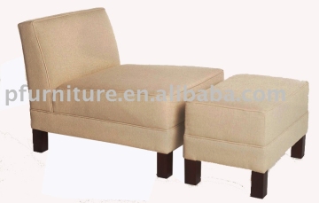 Lounge sofa with stool PFS3317