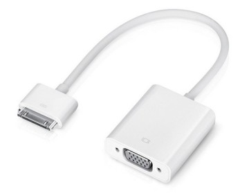 Apple 30 Pin to VGA Adapter Cable for iPhone/iPod/iPad (IP30-903)