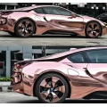 Высокопроизводительное автомобильное хромическое виниловое розовое золото