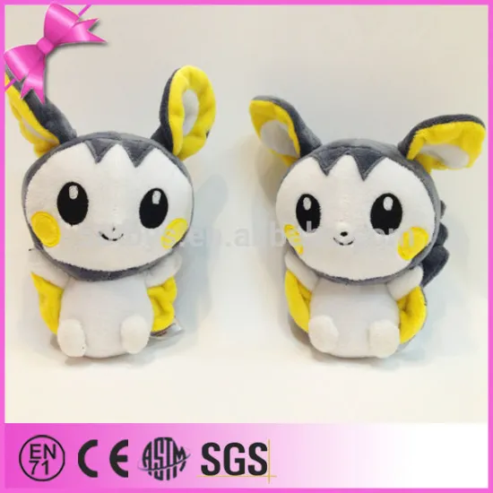 China plush toy factory good fabric cartoon cheap plush toy pokemon