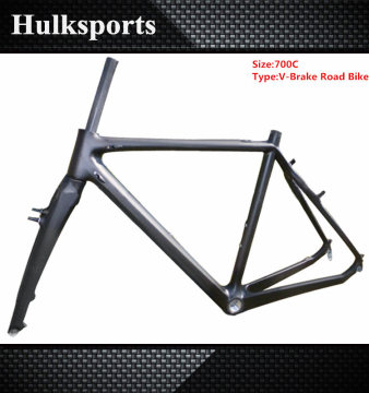 Cheap 700C Cyclocross Carbon Frame Carbon Road Bicycle Frame Made In China Carbon Bike Frame