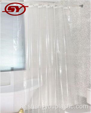 الجملة مخصصة واضحة PVC Plastic Shower Liner