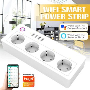 Protecteur de surtension WiFi Smart Power Strip EU Plug