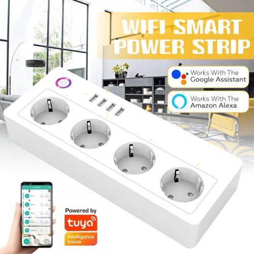 WiFi Smart Power Strip EU Plug Surge Protector