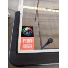 FIBA tempered glass backboard