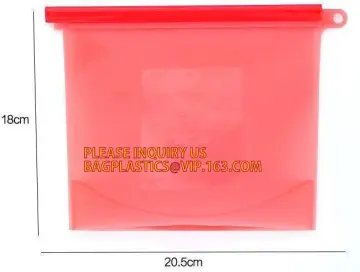 food grade reusable silicone liquid fresh food storage versatile Bag saver, Platinum silicone preservative food storage ice refr