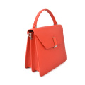 Atlanta Top Handle Satchel Parker Bag Red Leather