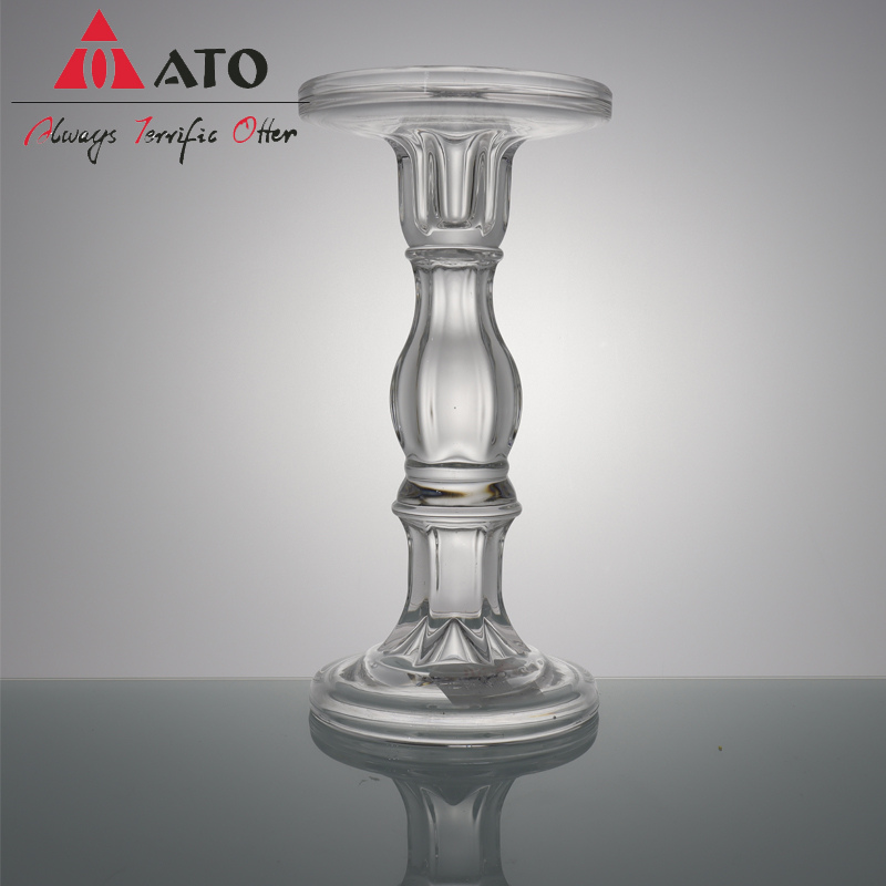 Titular profissional de vela de vidro para decoração em casa