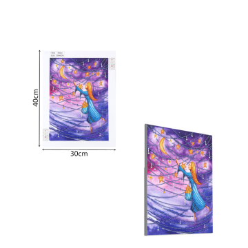 MENINA 5D Diamond Painting Bedroom Wall Painting