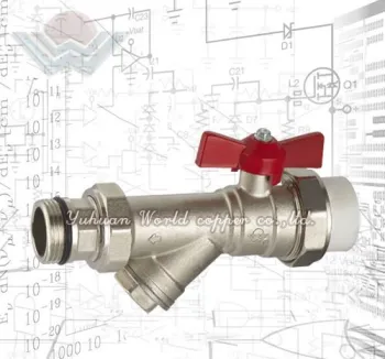 Brass Inlet valve with PP-R