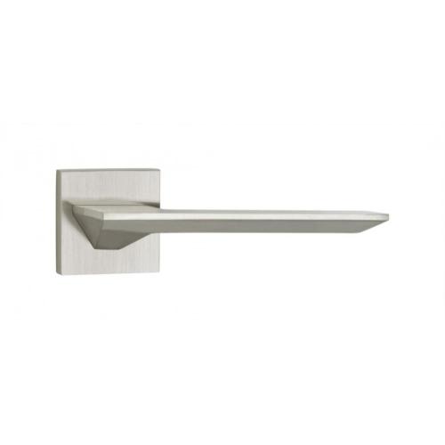 Exquisite style Aluminum door handle on iron rosette