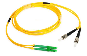 Lc / St Fiber Optic Patch Cord Single Mode Telcordia Gr-326-core