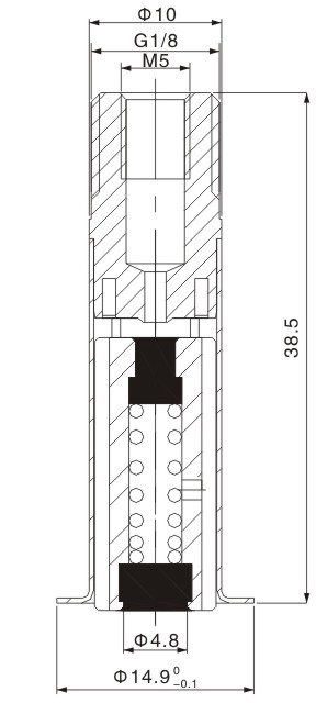 Dimension of BAPC310028742 Armature Assembly: