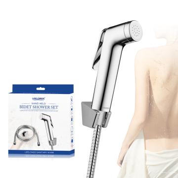 High Pressure Sanitary Toilet Bidet Shattaf Shower with Hold On Flush Jet