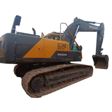Korean High-Quality Used Volvo EC240D Crawler Excavator in Stable Working Condition for Engineering Projects