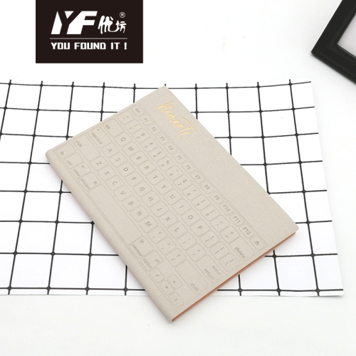 China Custom keyboard PU cover notebook Manufactory