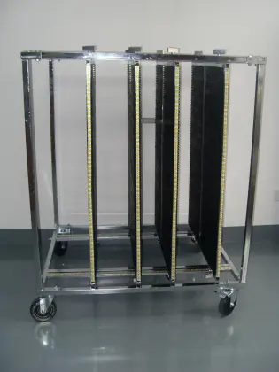 big size pcb trolley esd pcb storage cart