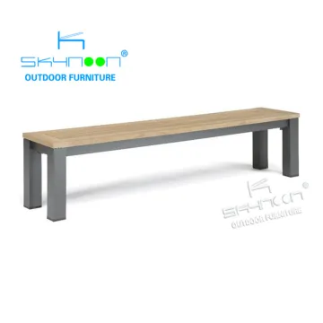 Customized Modern Wooden Outdoor Bench - Patio Dining Bench (61051A)