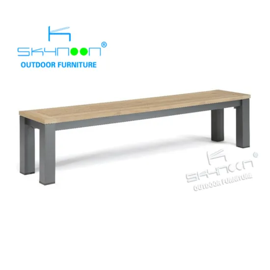 Customized Modern Wooden Outdoor Bench - Patio Dining Bench (61051A)