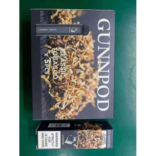 gunnpod classic tobacco Tuntun 2000 Puffs Gunnpod Songpod Pe Pen Olupilẹṣẹ China
