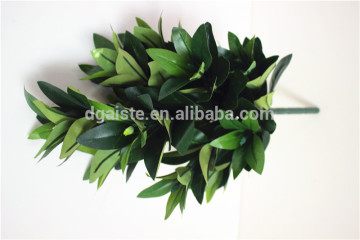 30cmWx50cmL new decoration artificial plastic lemon leaf branch ELMZ04 02K05