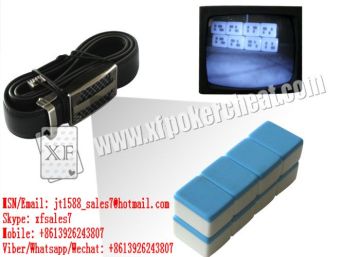 XF leather belt with camera to see the marked mahjong