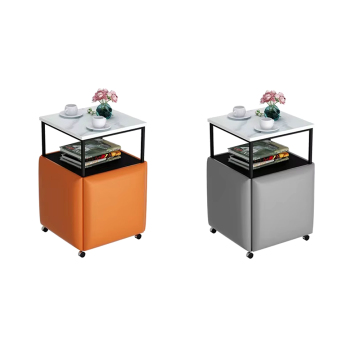 Hot Sales: Marble Metal Frame Folding Dining Set - Extend and Save Space