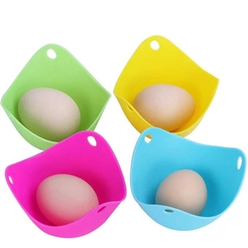 Eco-Friendly Silicone Egg Poacher Boiler & Steamer - 100% Food Grade