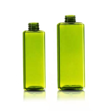 Green Shampoo and Conditioner Bottles with Lotion and Foam Pump Containers