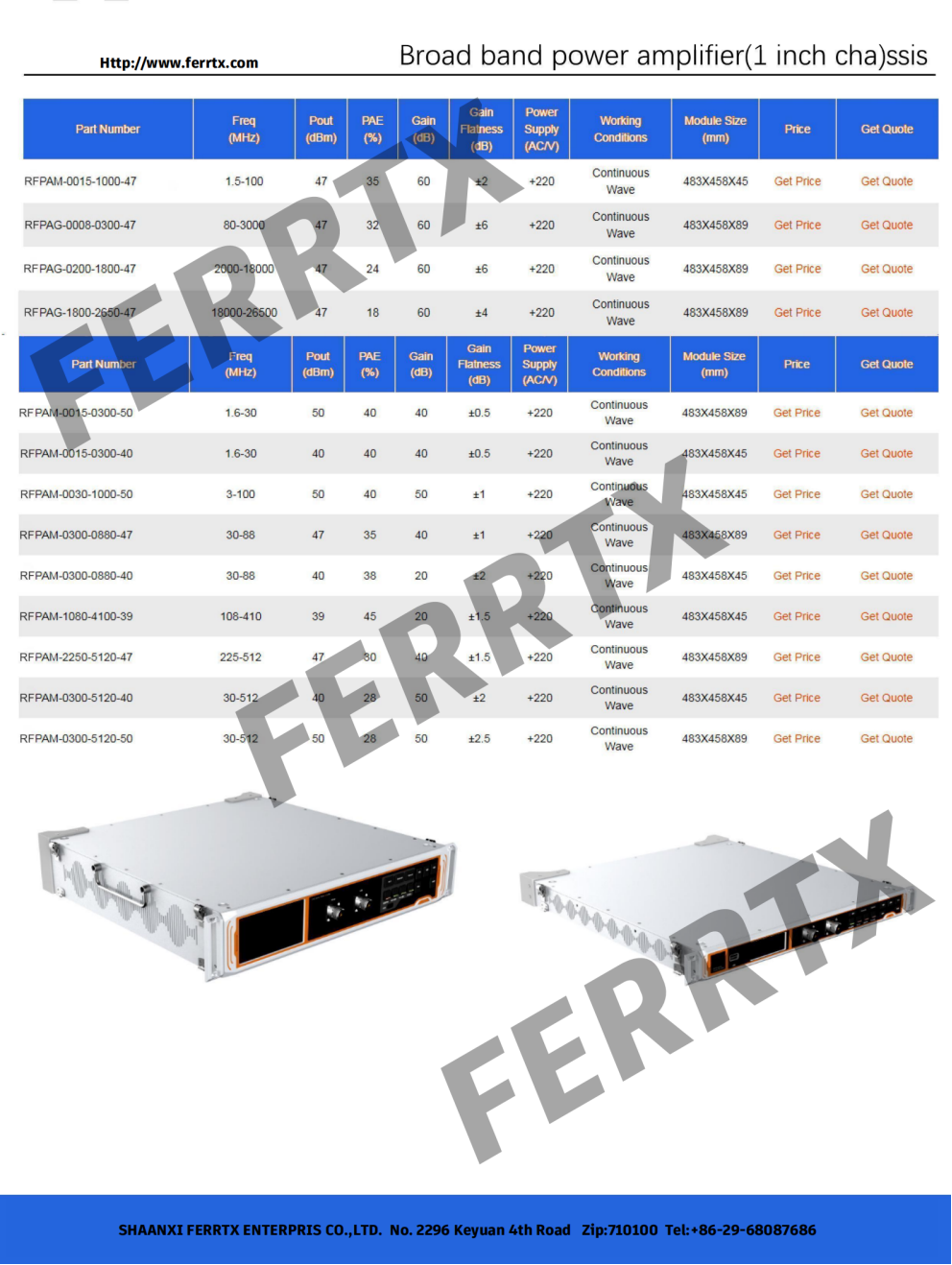 Broadband Power Amplifier