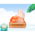 White Marble Reclining Maitreya Buddha