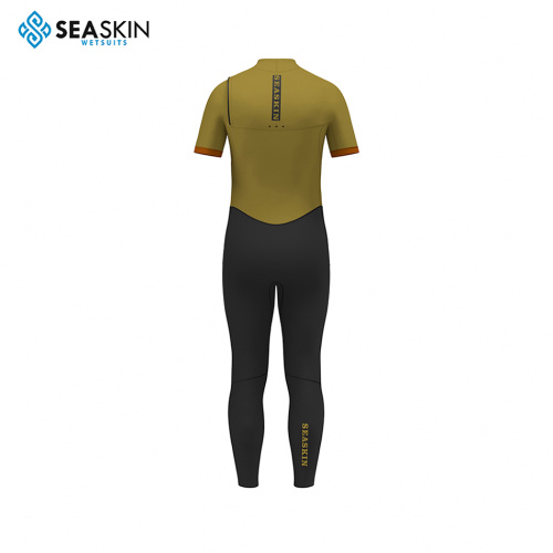 Seaskin 2025 New Arrival 4/3mm Zipperless Men Wetsuit