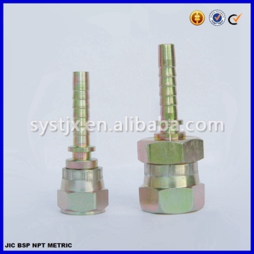 China supplier hydraulic fitting with double hex nut